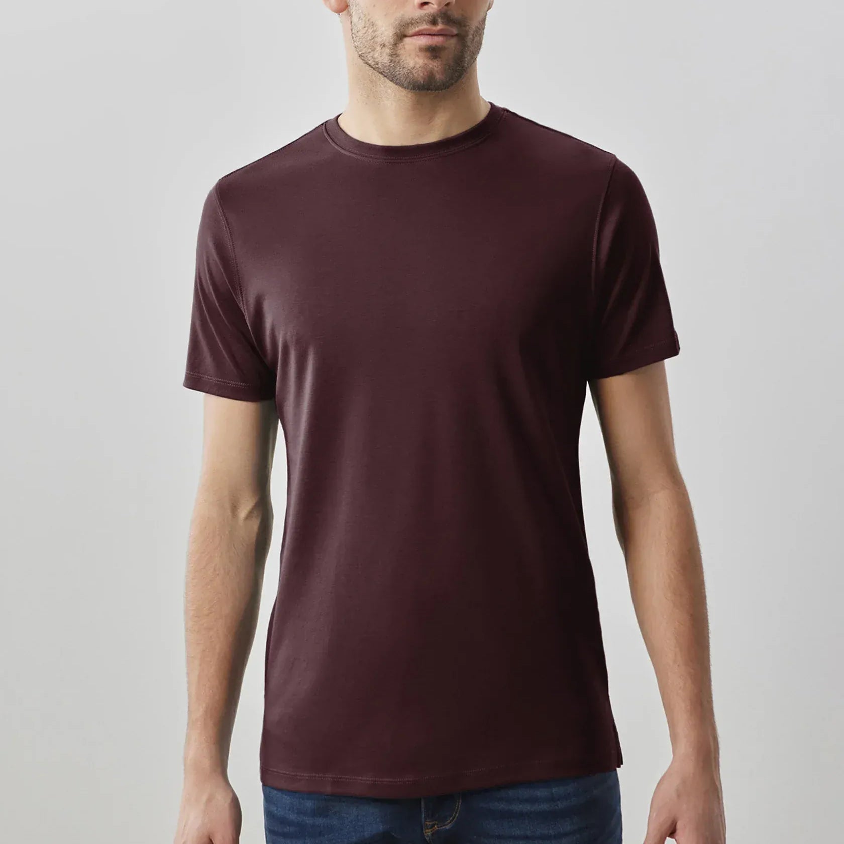 Robert Barakett T-Shirts The Barakett Tee in Deep Bordeaux