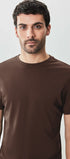 Robert Barakett T-Shirts The Barakett Tee in Rusty Brown