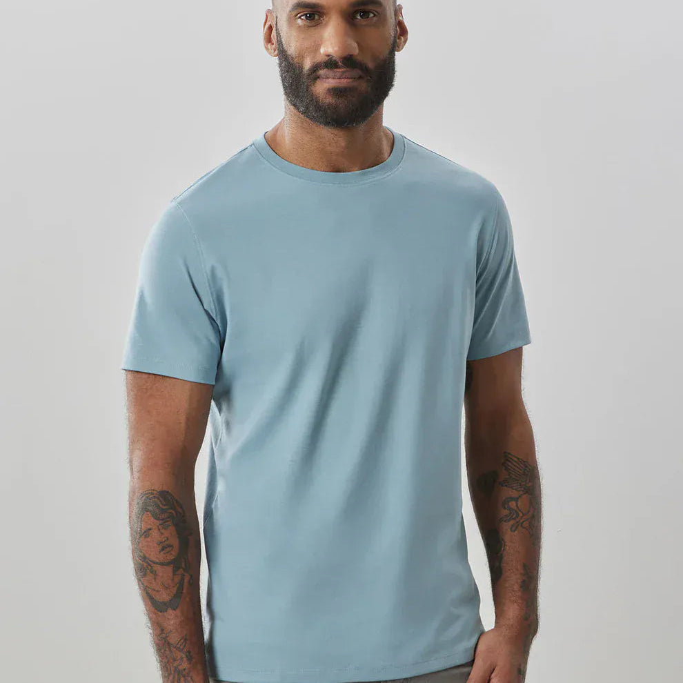 Robert Barakett T-Shirts The Barakett Tee in Soft Teal
