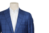 Samuelsohn Sport Coats Blue & Teal Plaid Sport Coat