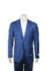 Samuelsohn Sport Coats Blue & Teal Plaid Sport Coat