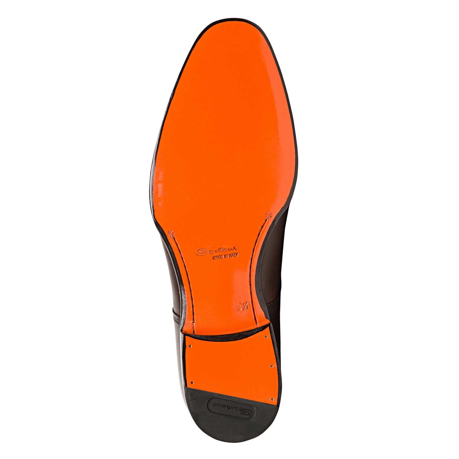 orange mens dress shoes Santoni