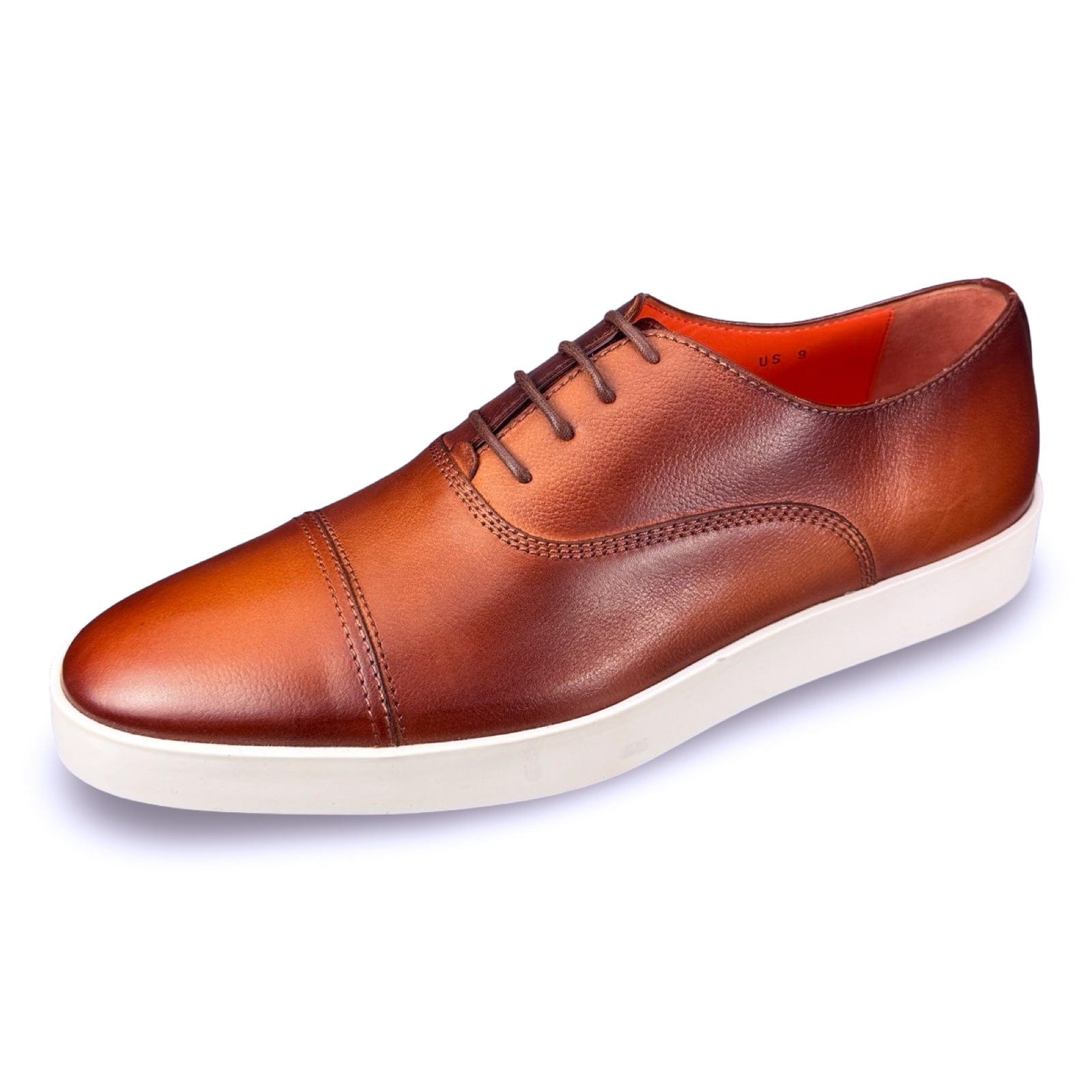 Santoni Shoes Behemoth Cap Toe Hybrid Dress Sneaker
