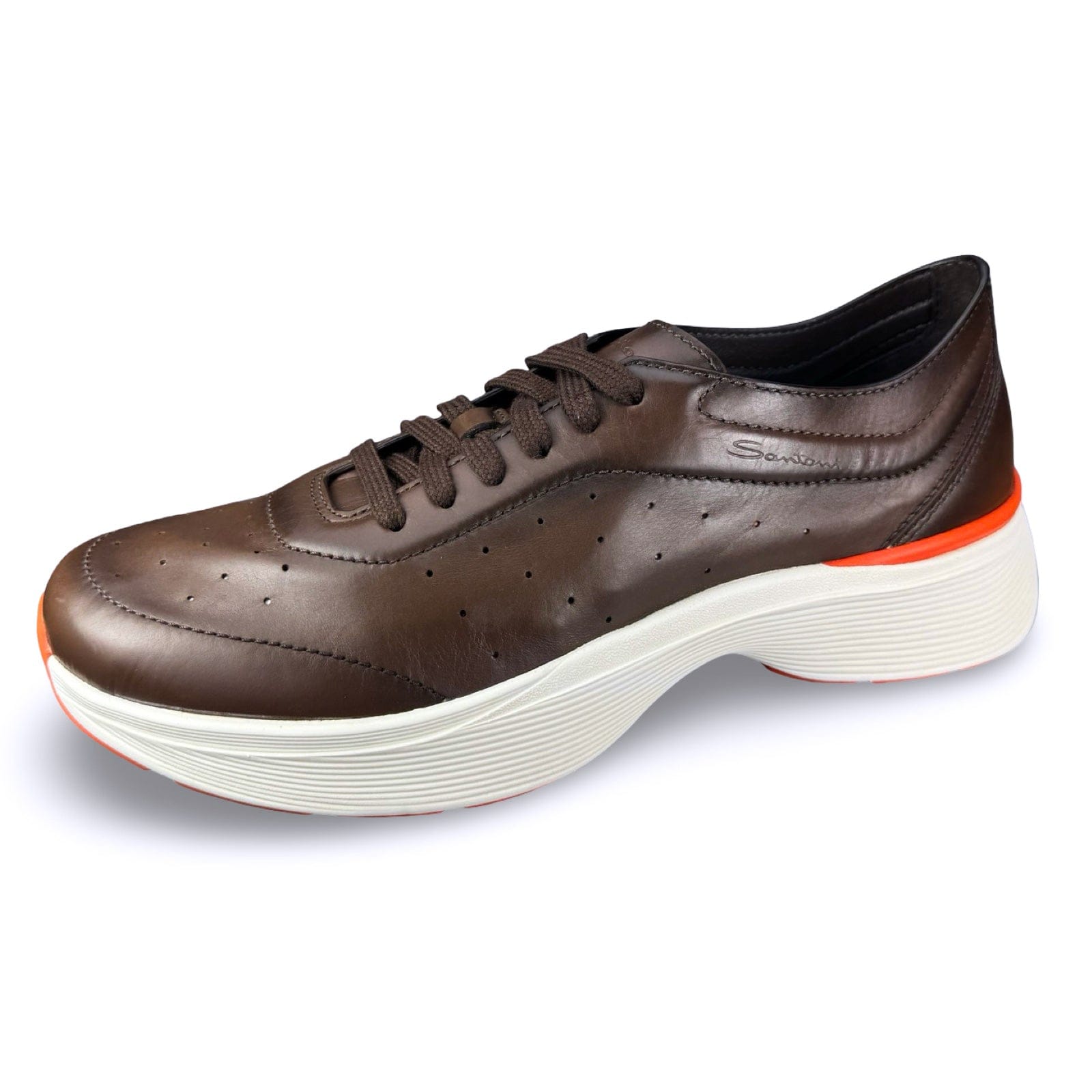 Santoni Shoes Bounce Classic Retro Dress Sneaker