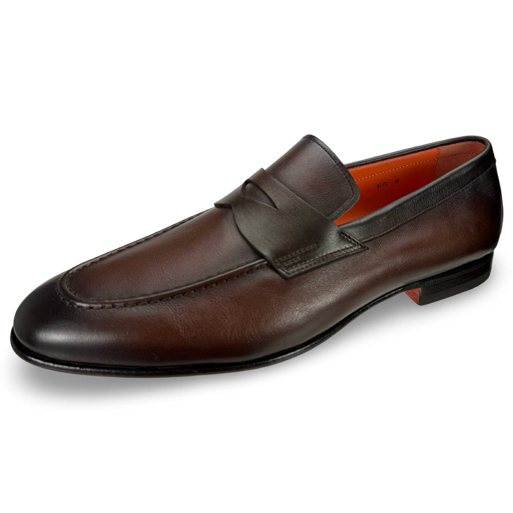 Santoni Shoes Edvin Dress Penny Loafer