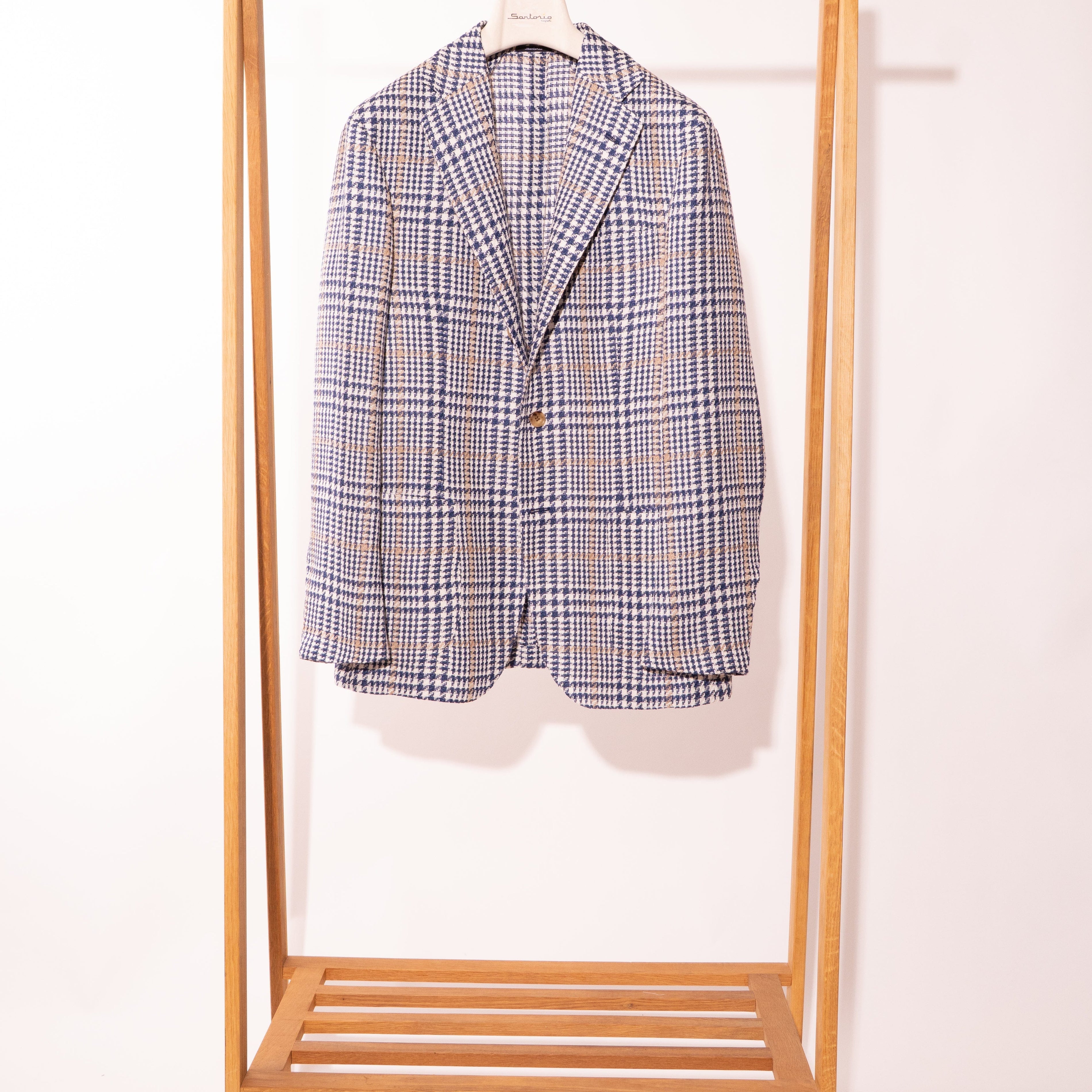 Sartorio Big Plaid - BLUE/TAN