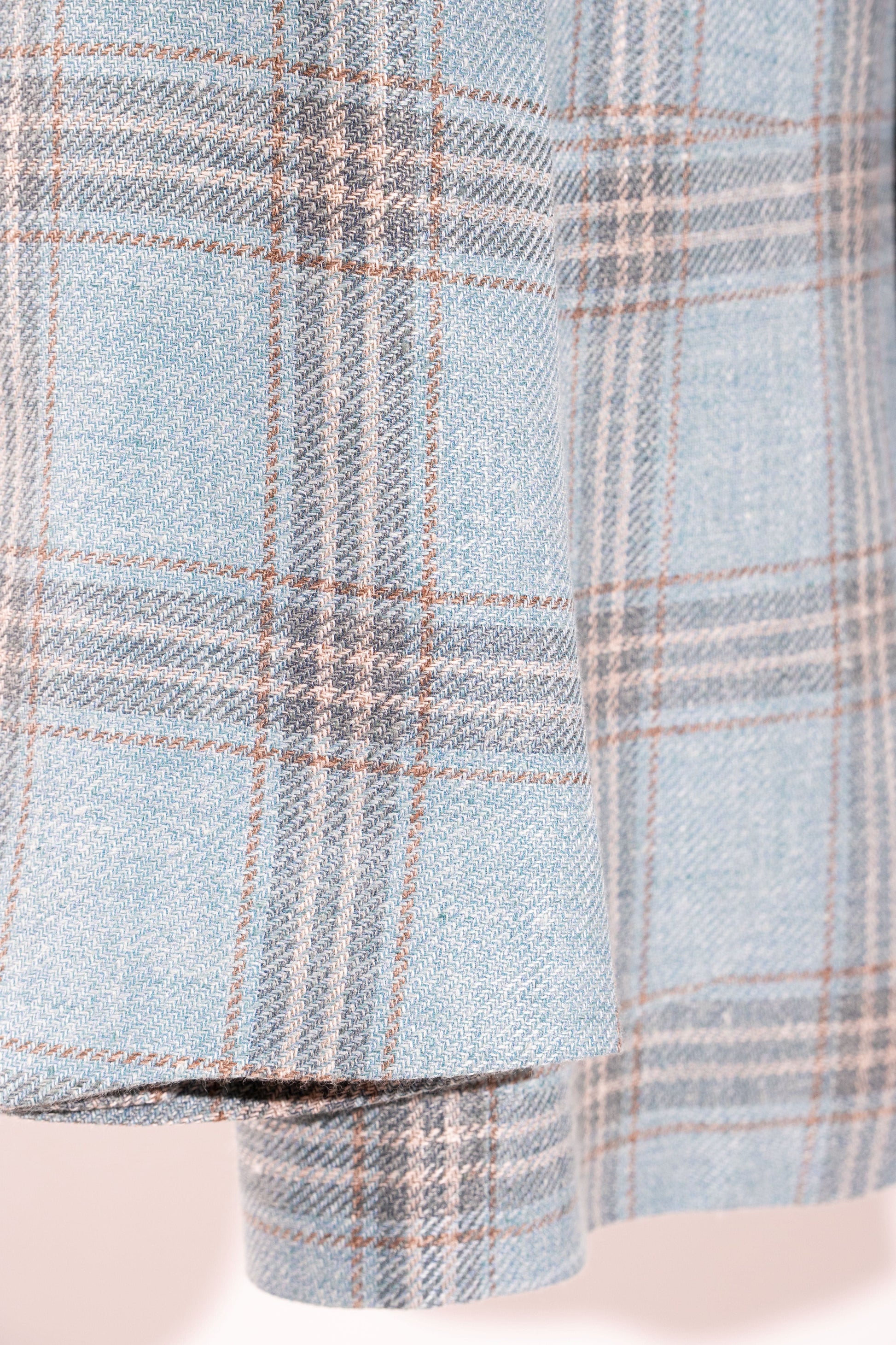 Sartorio Plaid Sp Ct - TEAL