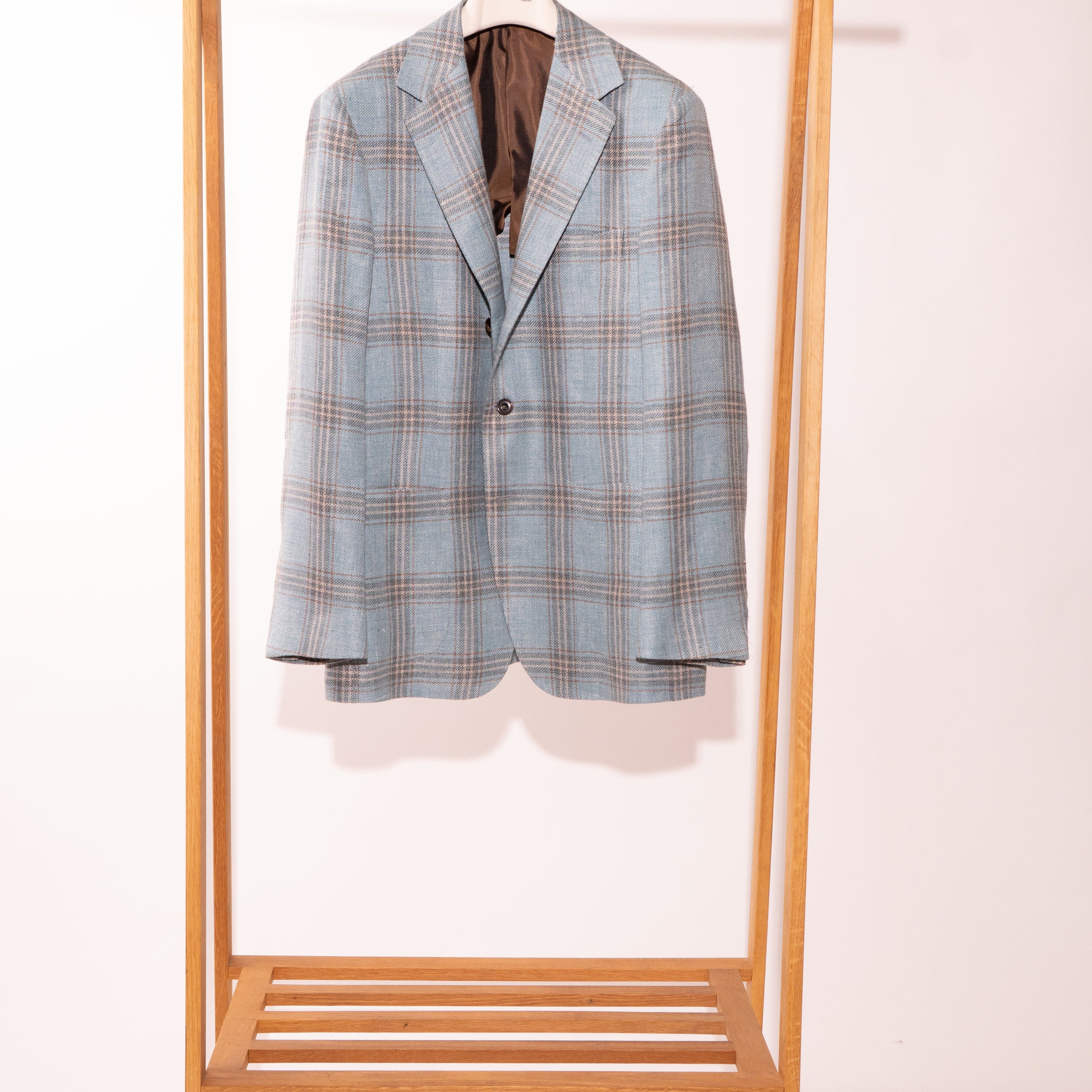 Sartorio Plaid Sp Ct - TEAL