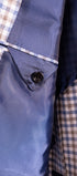 Sartorio Sport Coats Gray and Royal Blue Tattersall Sport Jacket