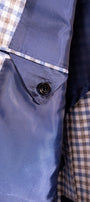 Sartorio Sport Coats Gray and Royal Blue Tattersall Sport Jacket