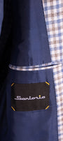 Sartorio Sport Coats Gray and Royal Blue Tattersall Sport Jacket