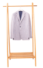 Sartorio Sport Coats Gray and Royal Blue Tattersall Sport Jacket