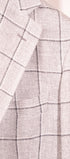 Sartorio Sport Coats Light and Dark Gray Windowpane Sport Jacket