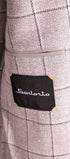 Sartorio Sport Coats Light and Dark Gray Windowpane Sport Jacket