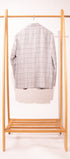 Sartorio Sport Coats Light and Dark Gray Windowpane Sport Jacket