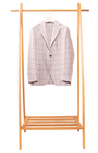 Sartorio Sport Coats Light and Dark Gray Windowpane Sport Jacket
