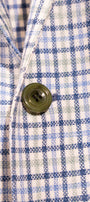 Sartorio Sport Coats Light Blue and Green Tattersall Sport Jacket