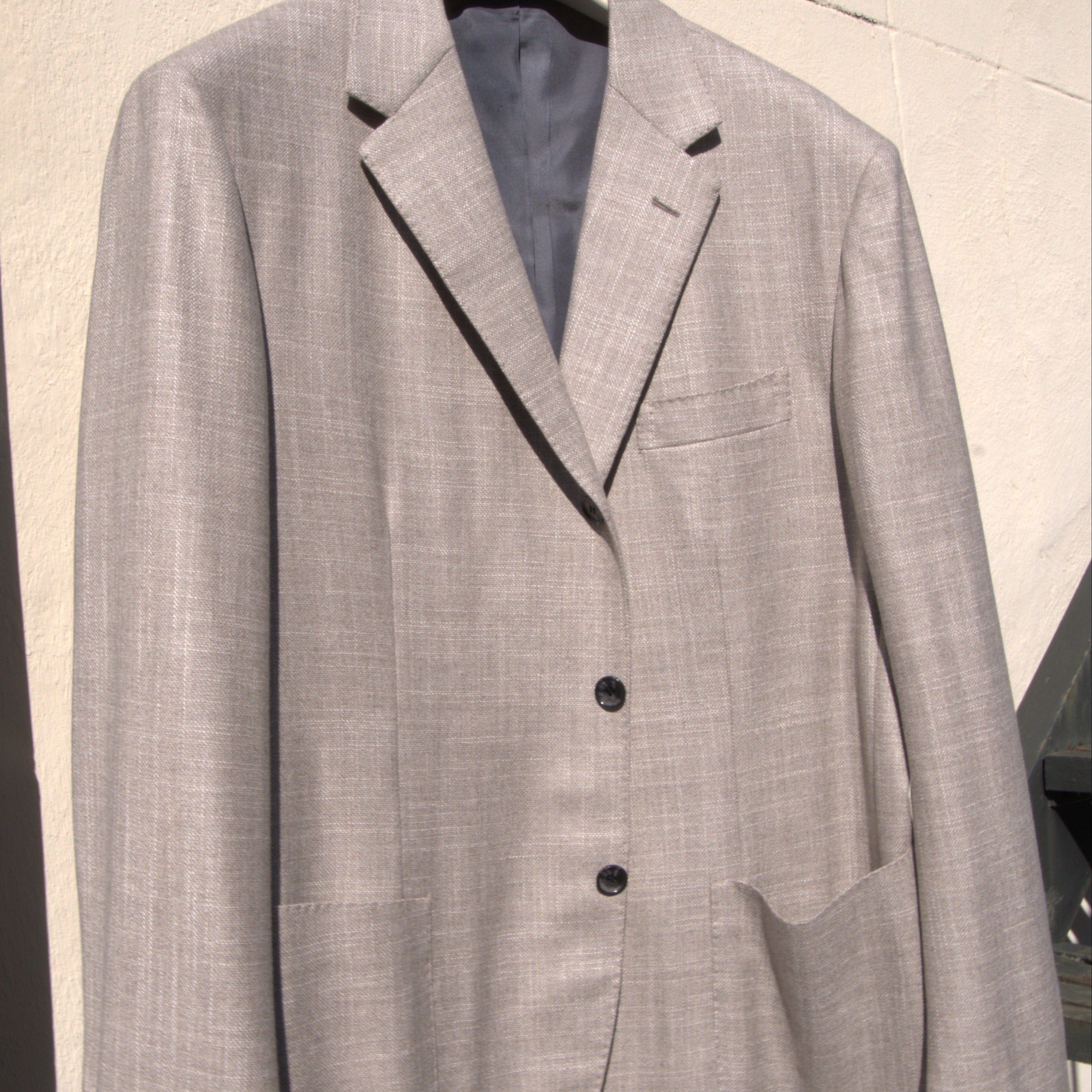 Sartorio Sport Coats Linen Effect in Taupe