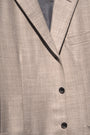 Sartorio Sport Coats Linen Effect in Taupe