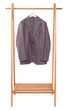 Sartorio Sport Coats Multi Grey and Royal Blue Check Sport Jacket