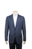 Sartorio Sport Coats Navy Plaid Sport Coat