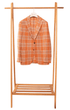 Sartorio Sport Coats Orange and Grey Plaid Sport Coat