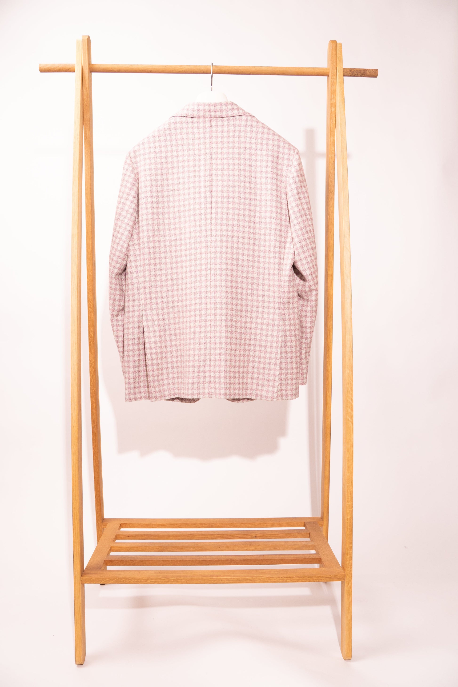 Sartorio Sport Coats Pink Stone Houndstooth Sport Jacket