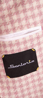 Sartorio Sport Coats Pink Stone Houndstooth Sport Jacket