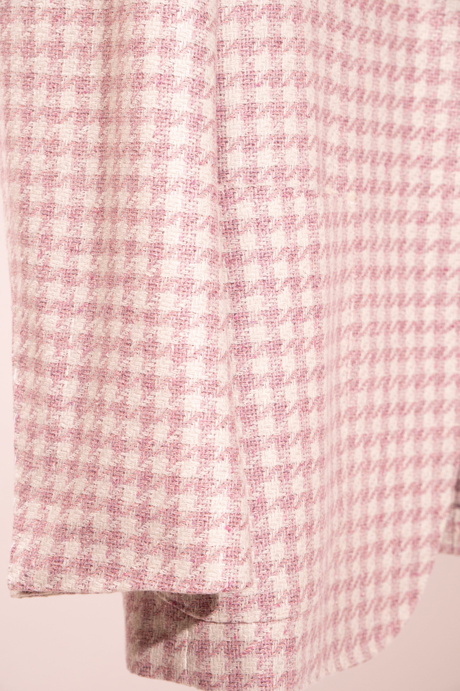 Sartorio Sport Coats Pink Stone Houndstooth Sport Jacket