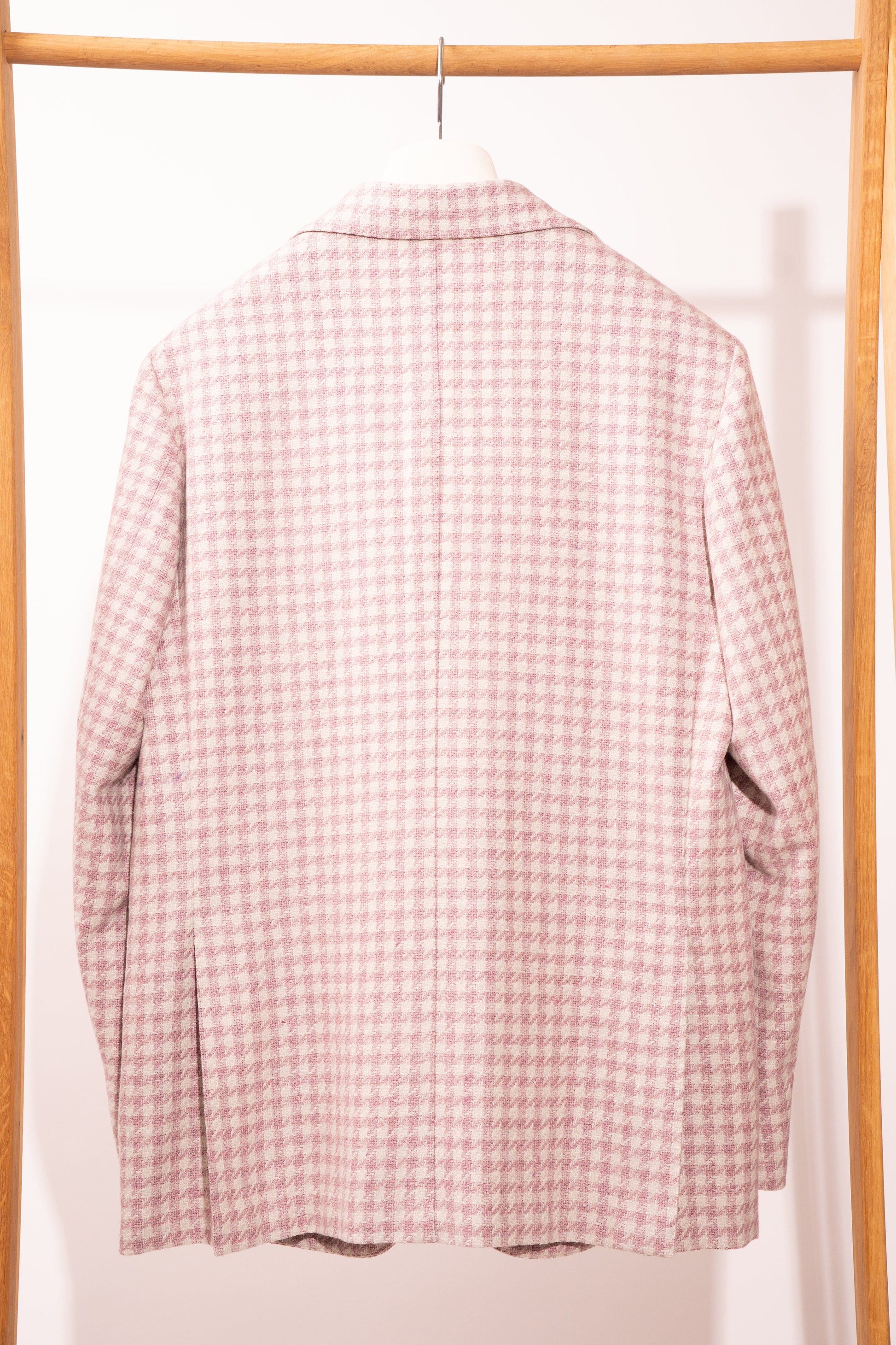 Sartorio Sport Coats Pink Stone Houndstooth Sport Jacket