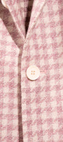 Sartorio Sport Coats Pink Stone Houndstooth Sport Jacket