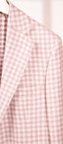 Sartorio Sport Coats Pink Stone Houndstooth Sport Jacket