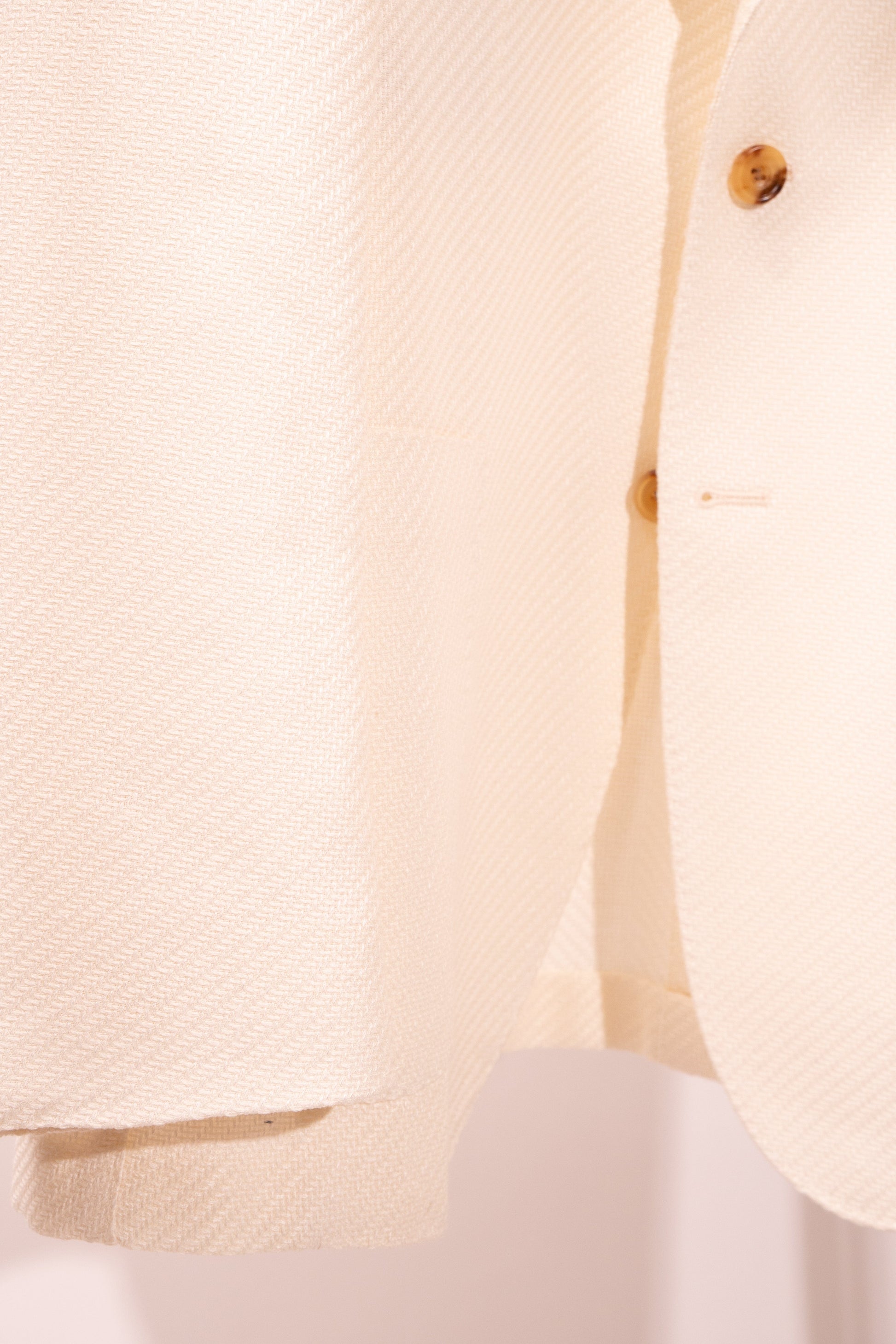 Sartorio Sport Coats White Sharkskin Sport Jacket