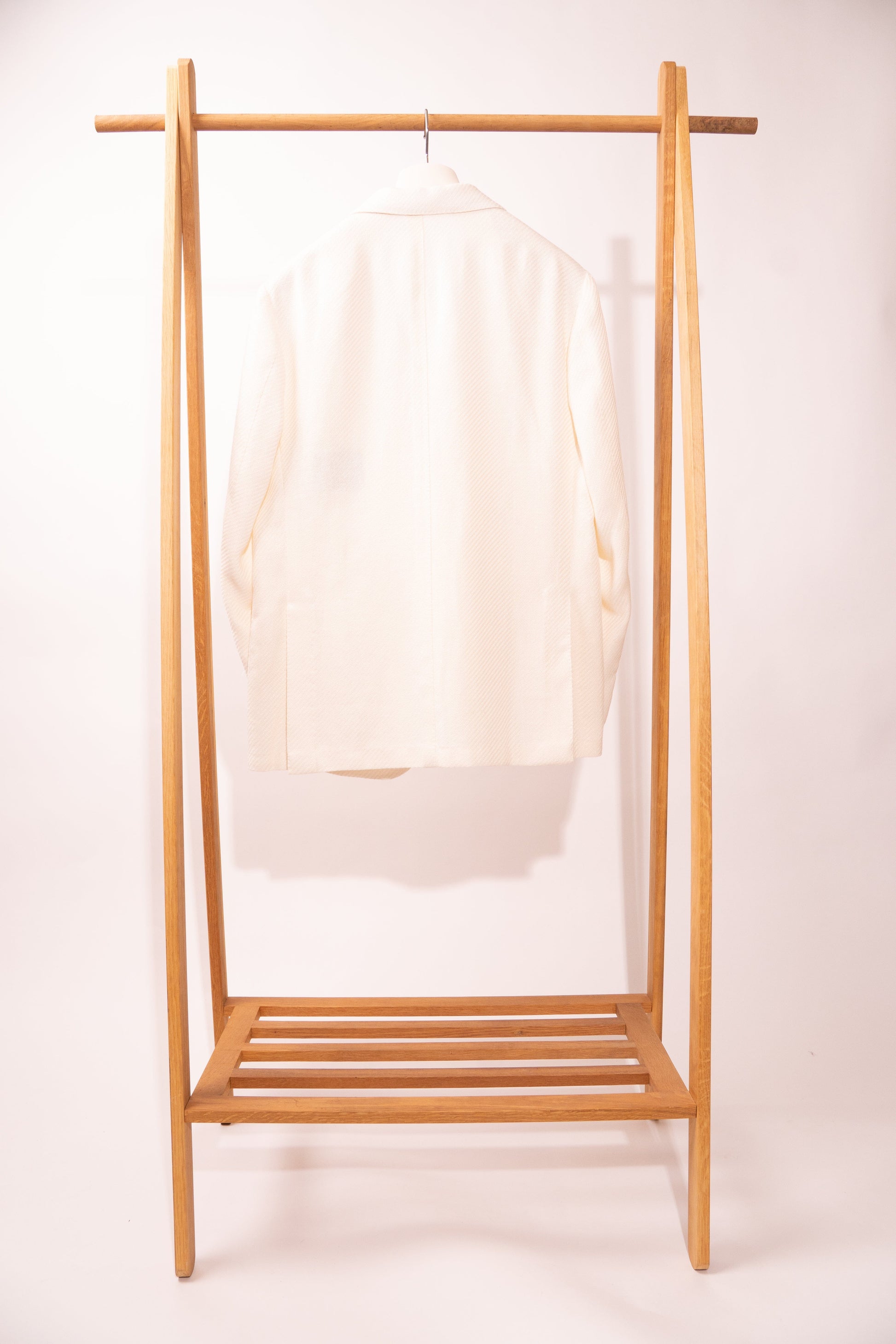 Sartorio Sport Coats White Sharkskin Sport Jacket