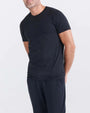 Saxx Underwear Underwear BLACK / XS Cooling Cotton Crew Neck Undershirt