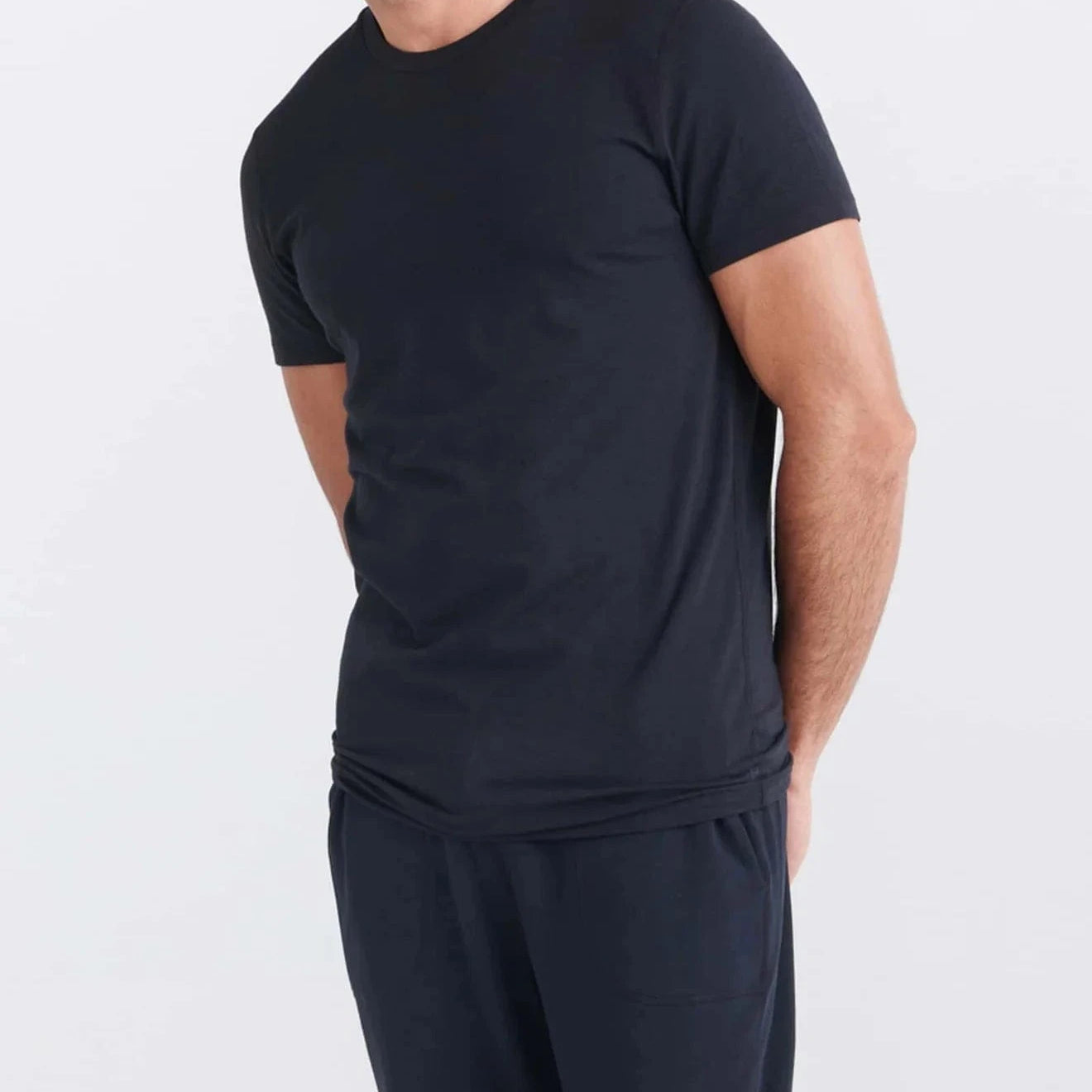 Saxx Underwear Underwear BLACK / XS Cooling Cotton Crew Neck Undershirt