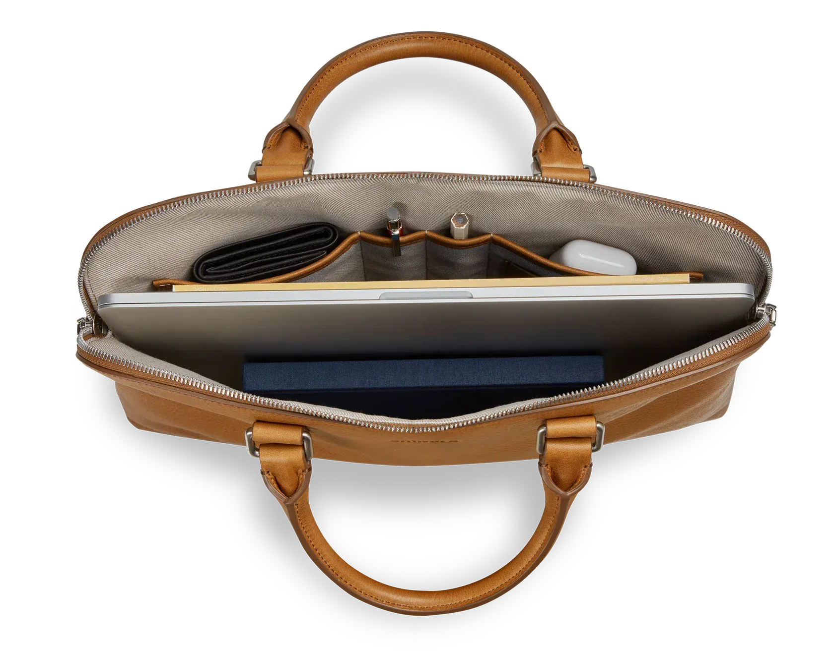 Shinola Luggage Portfolio Briefcase in Tan