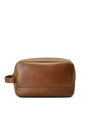 Shinola Luggage TAN Zip Travel Kit in Tan