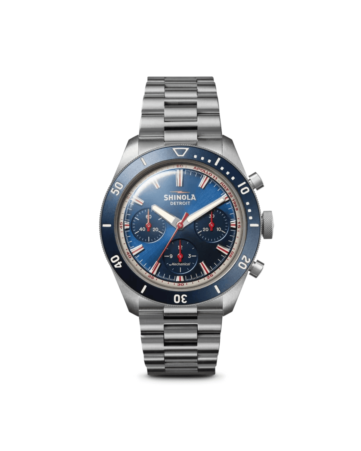 Shinola Watches 43MM Mooncraft Monster Chronograph Watch 43mm