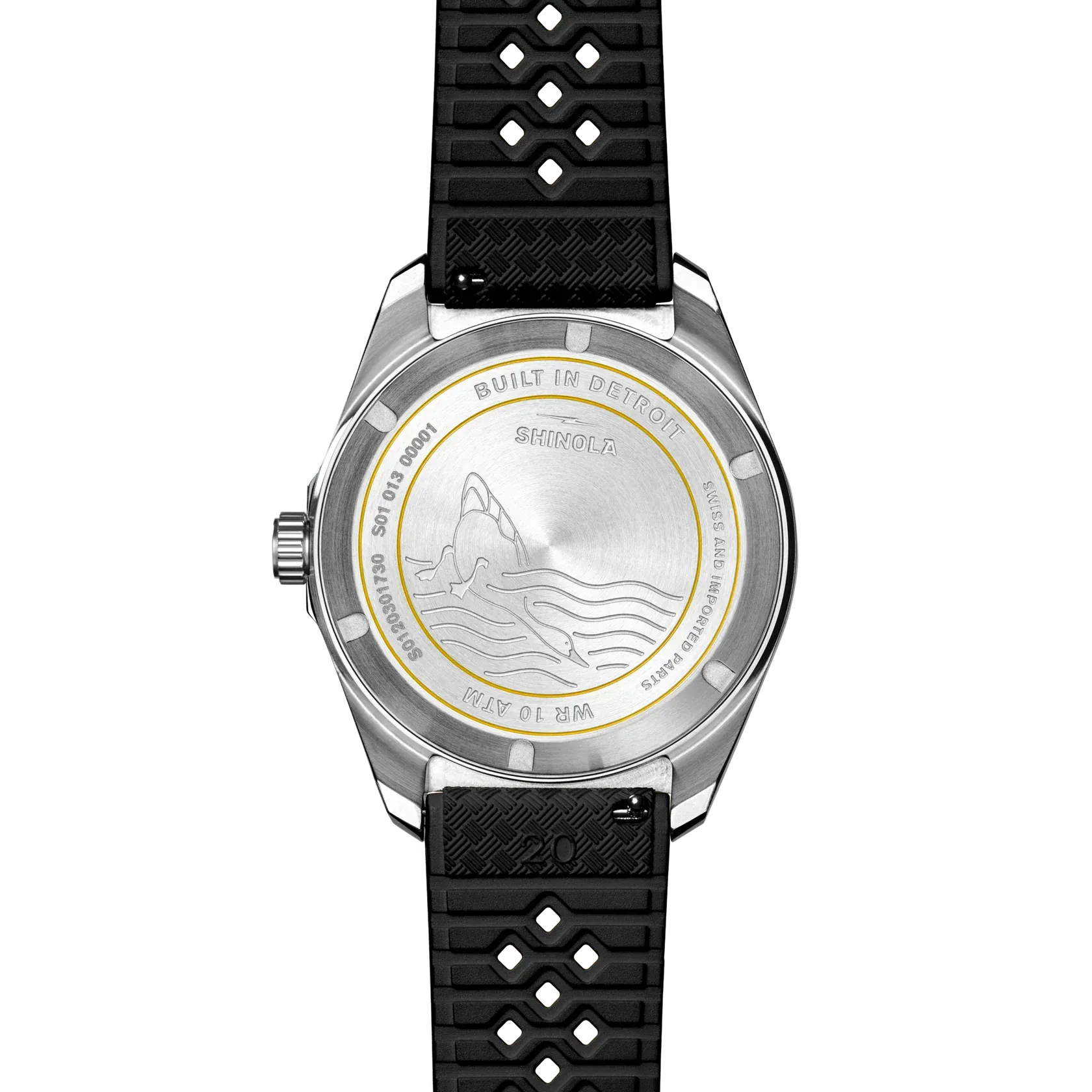 Shinola Watches BLACK Duck Watch 40mm