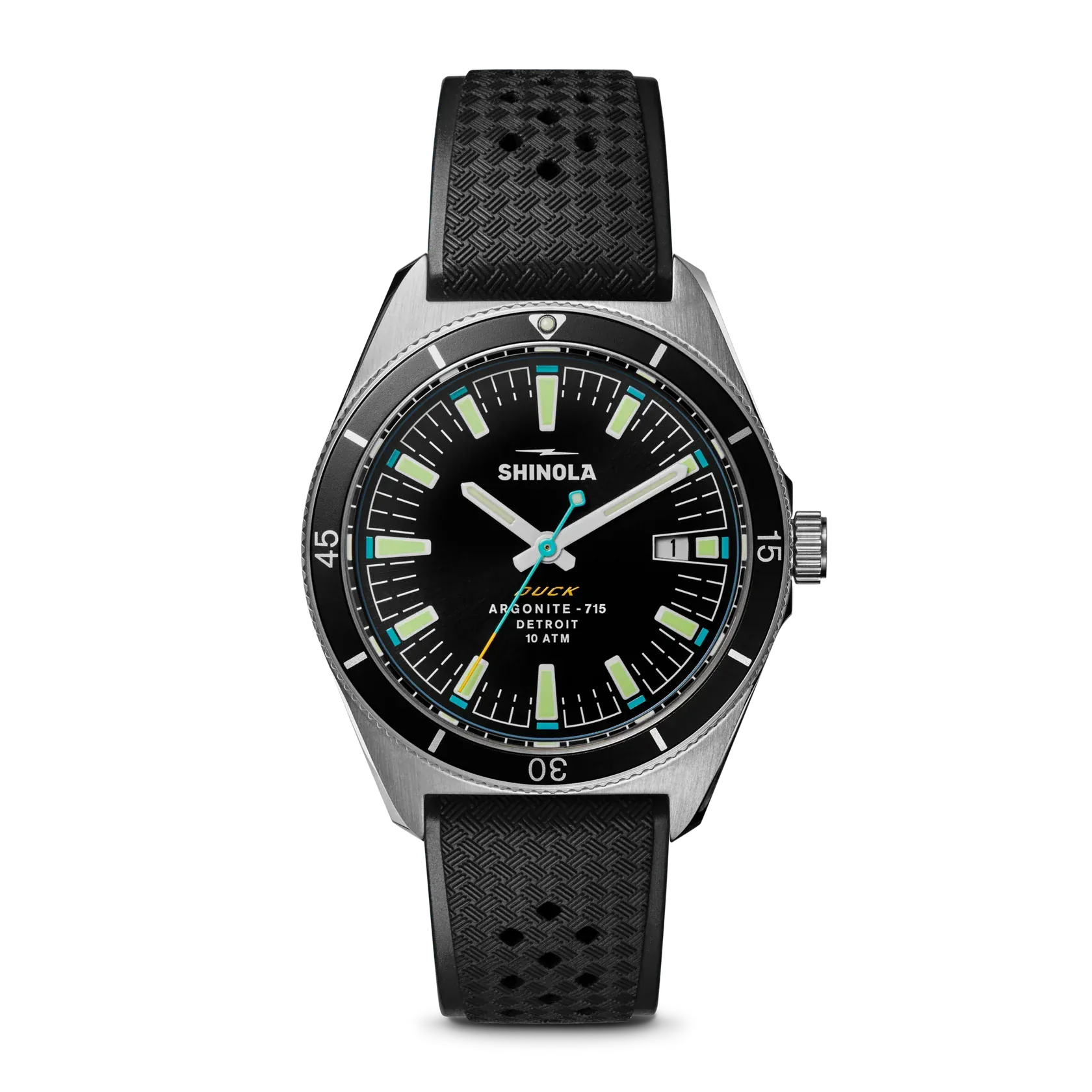 Shinola Watches BLACK Duck Watch 40mm