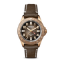 Shinola Watches Bronze Monster GMT Automatic Watch - Dark Brown Degrade 40mm