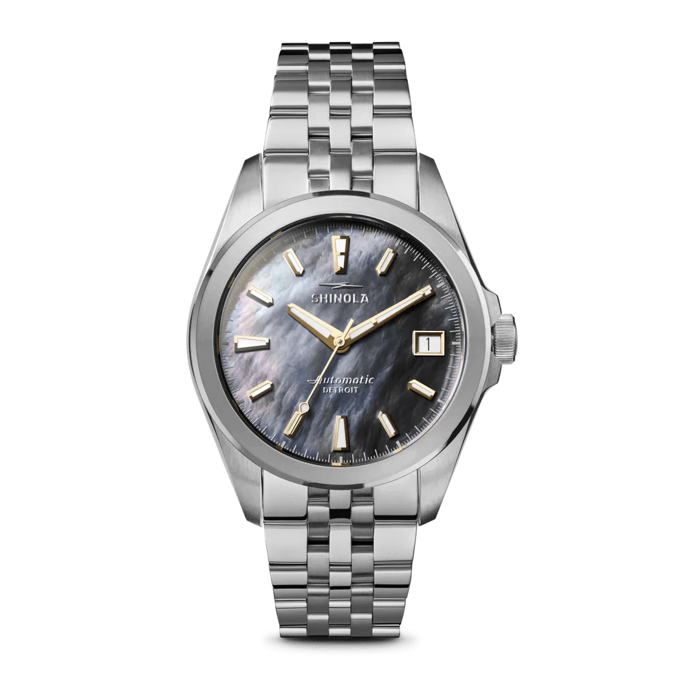Shinola Watches Circadian Monster Automatic Watch - Gray Mother of Pearl