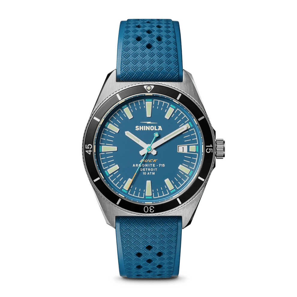 Shinola Watches Duck Watch Blue 40mm