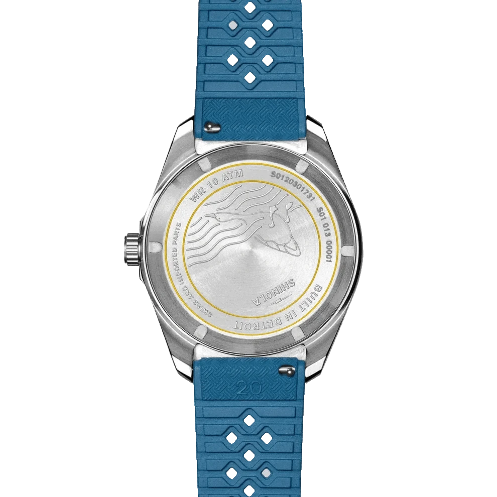 Shinola Watches Duck Watch Blue 40mm