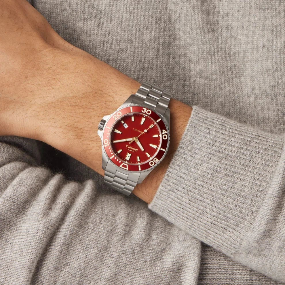 Shinola Watches Lava Lake Monster Automatic Watch 43mm