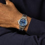 Shinola Watches MOTHER OF PEARL SILVER Runwell 3HD - Cadet Blue - 36mm