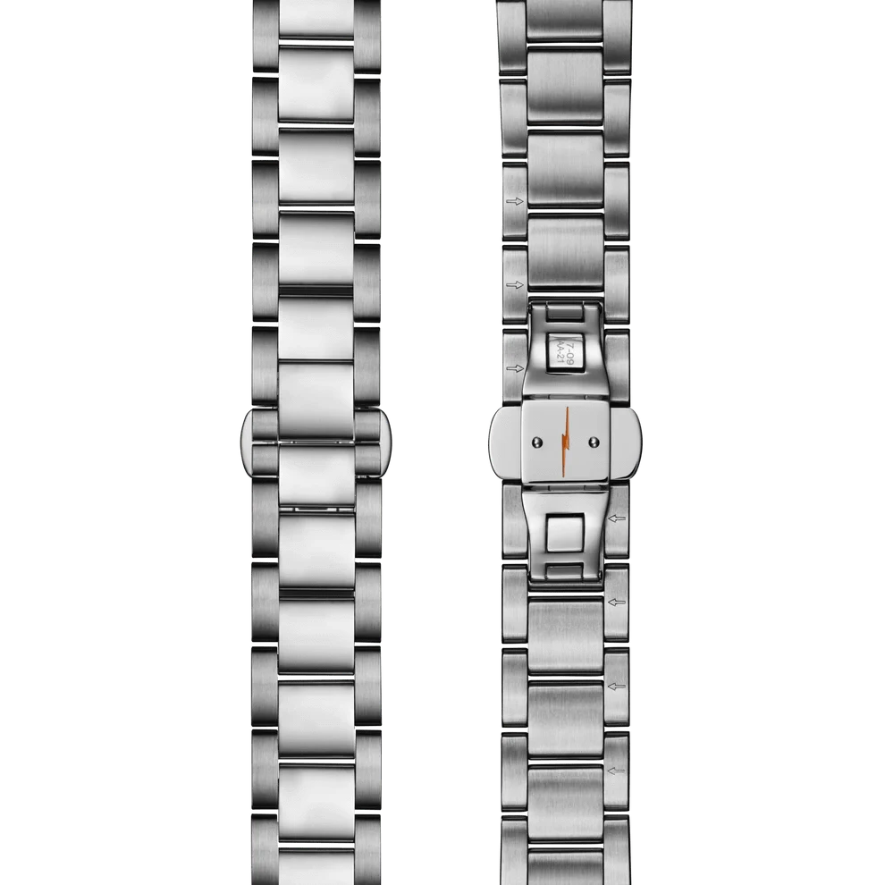 Shinola Watches MOTHER OF PEARL SILVER Runwell 3HD - Cadet Blue - 36mm