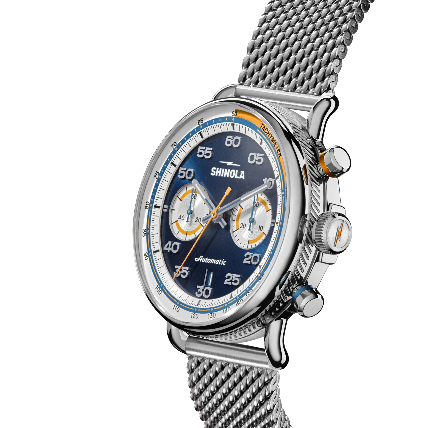 Shinola Watches SIlver / OS Canfield Speedway Open Road Automatic Chronograph Watch