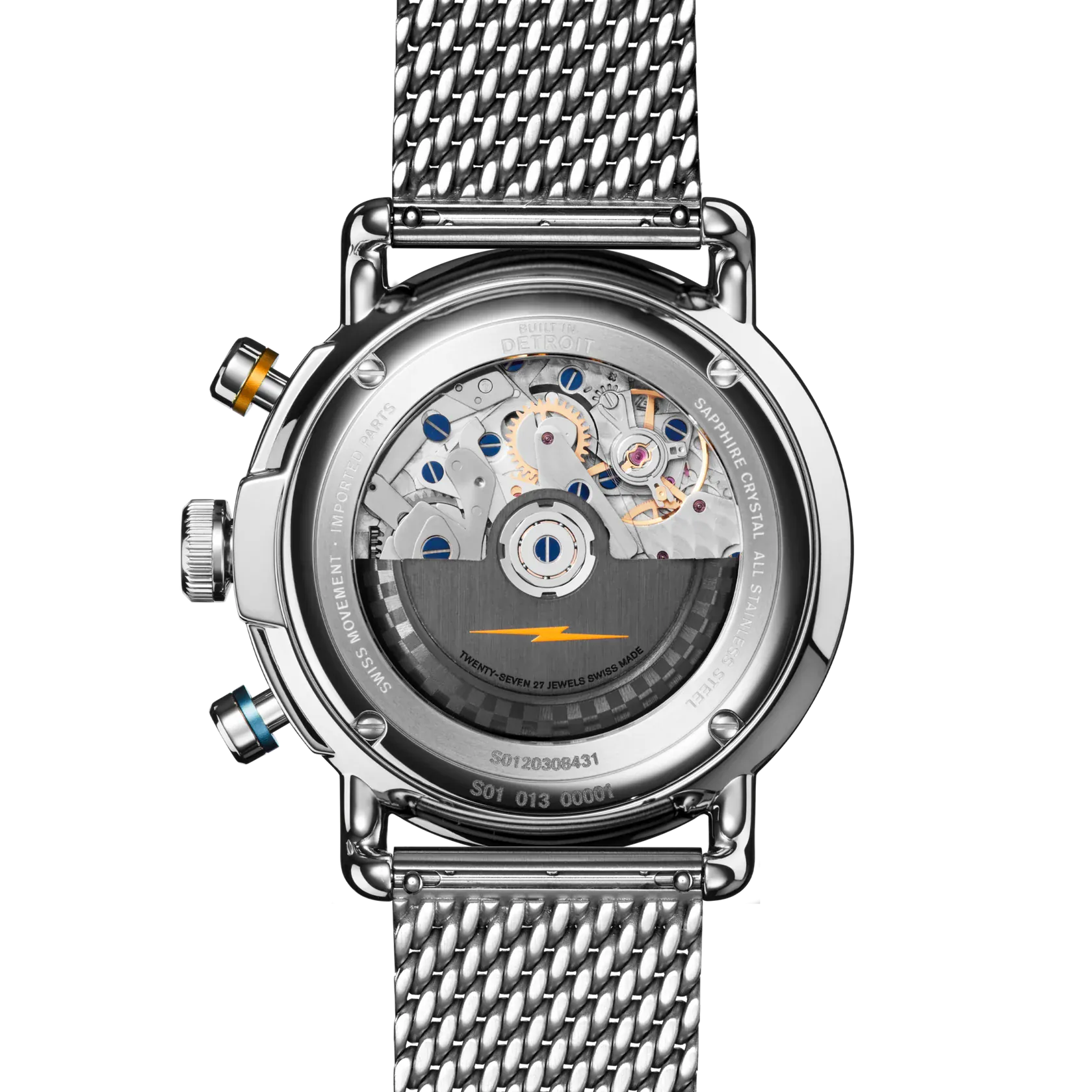 Shinola Watches SIlver / OS Canfield Speedway Open Road Automatic Chronograph Watch